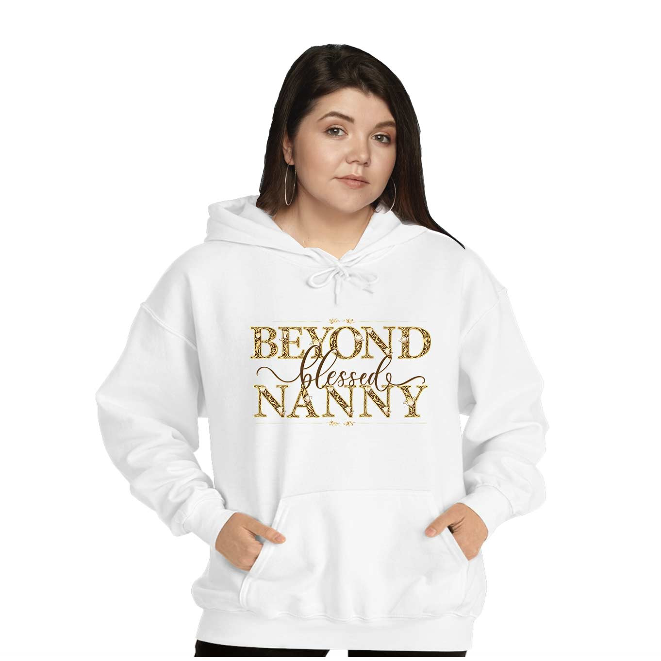 Beyond Blessed Nanny - Brown - Hoodie
