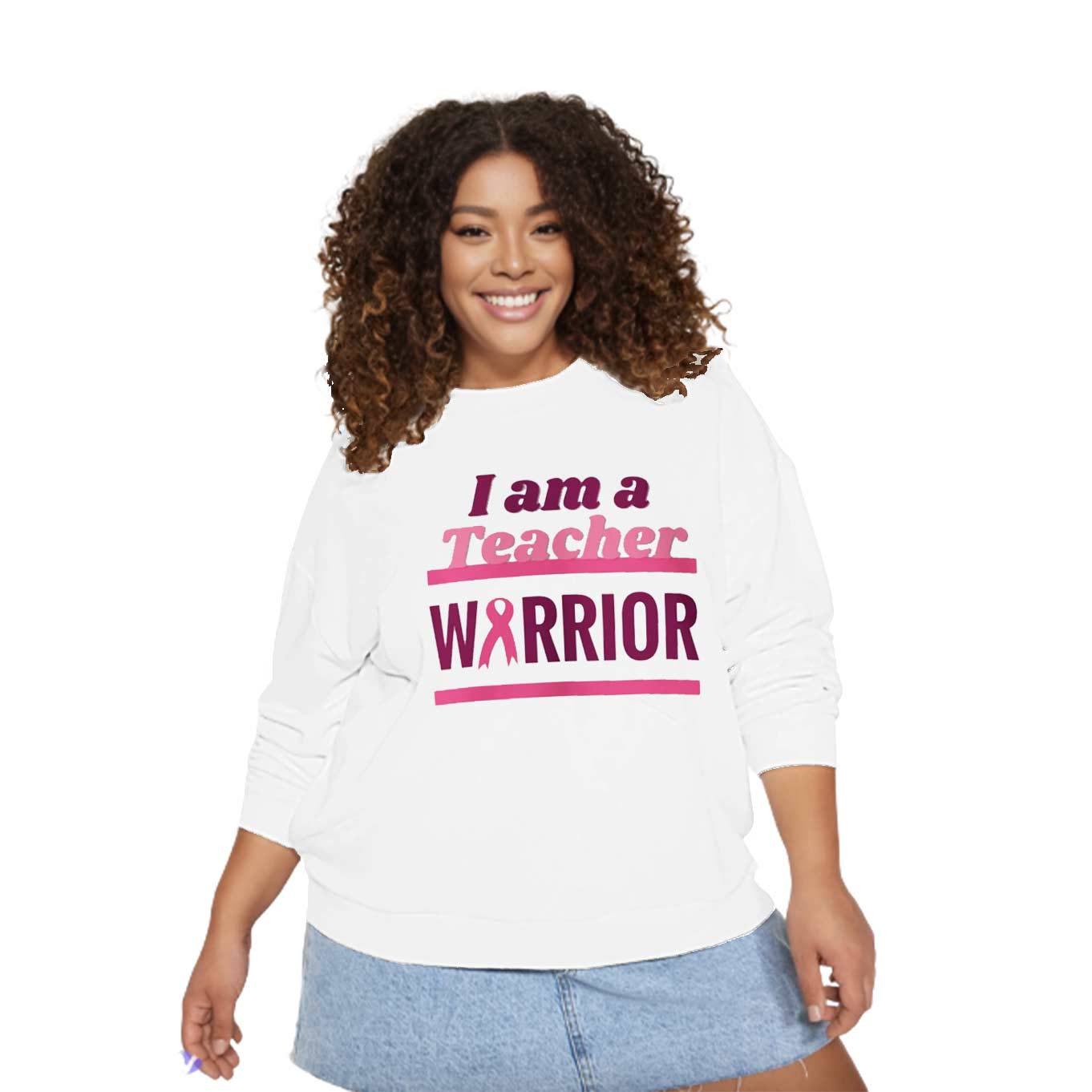 I am a Teacher Warrior - Crewneck Sweatshirt