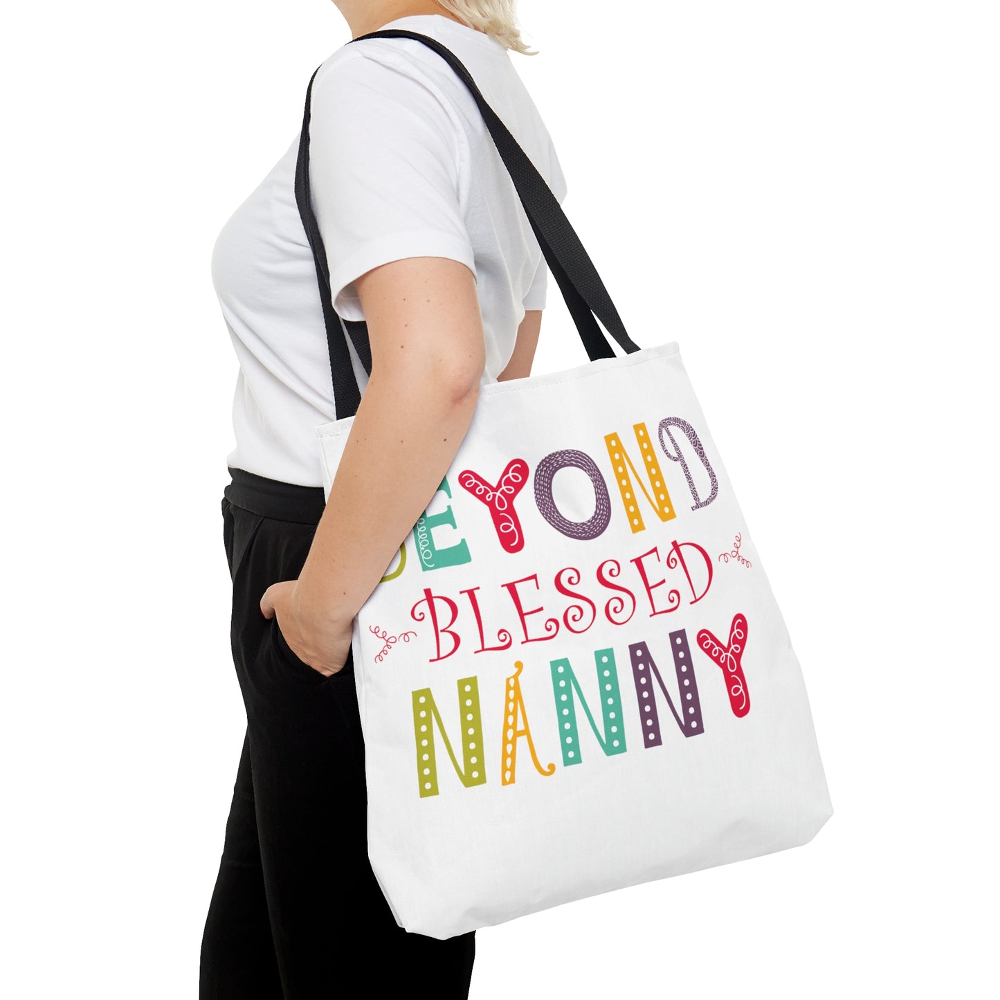 Beyond Blessed Nanny - Playful - Tote Bag (AOP)
