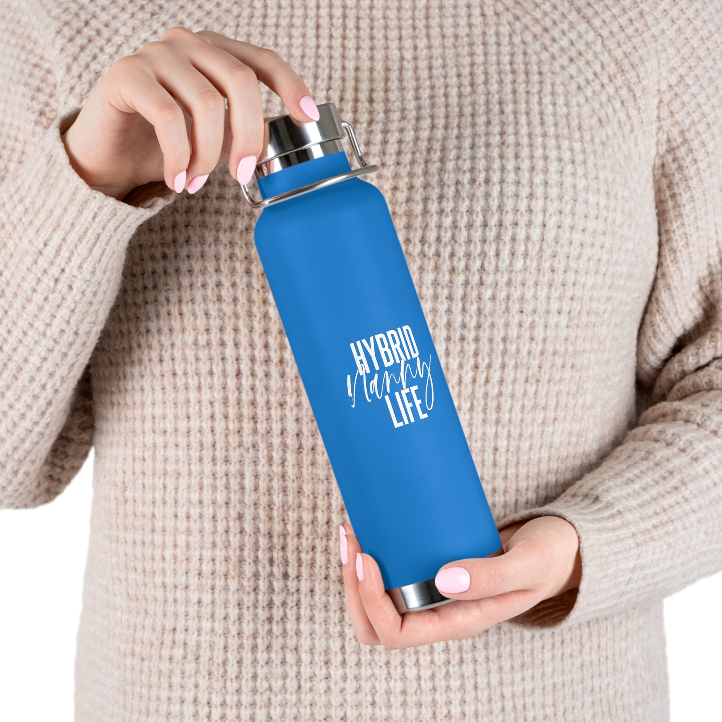 "Hybrid Nanny Life" Copper Vacuum Insulated Bottle, 22oz