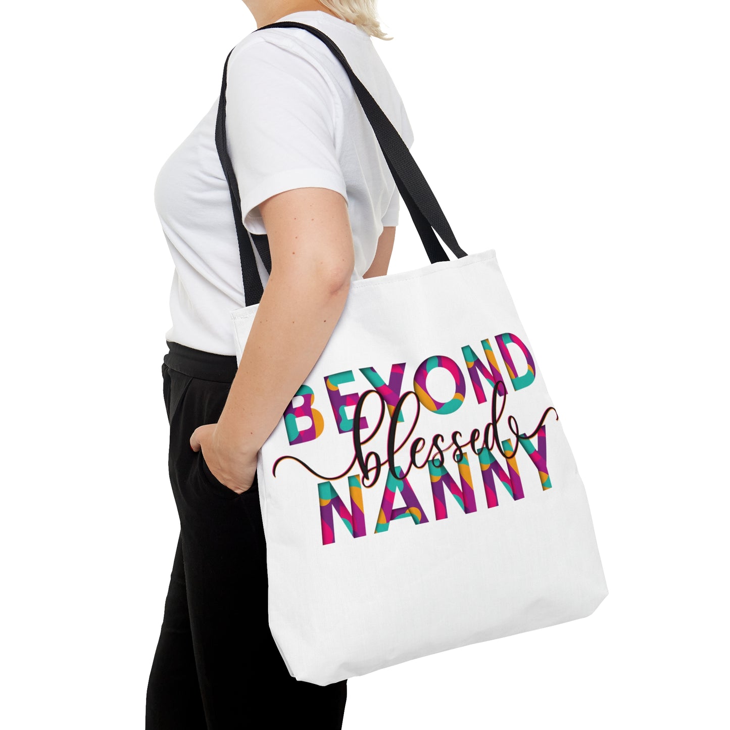 Beyond Blessed Nanny - Fun - Tote Bag (AOP)