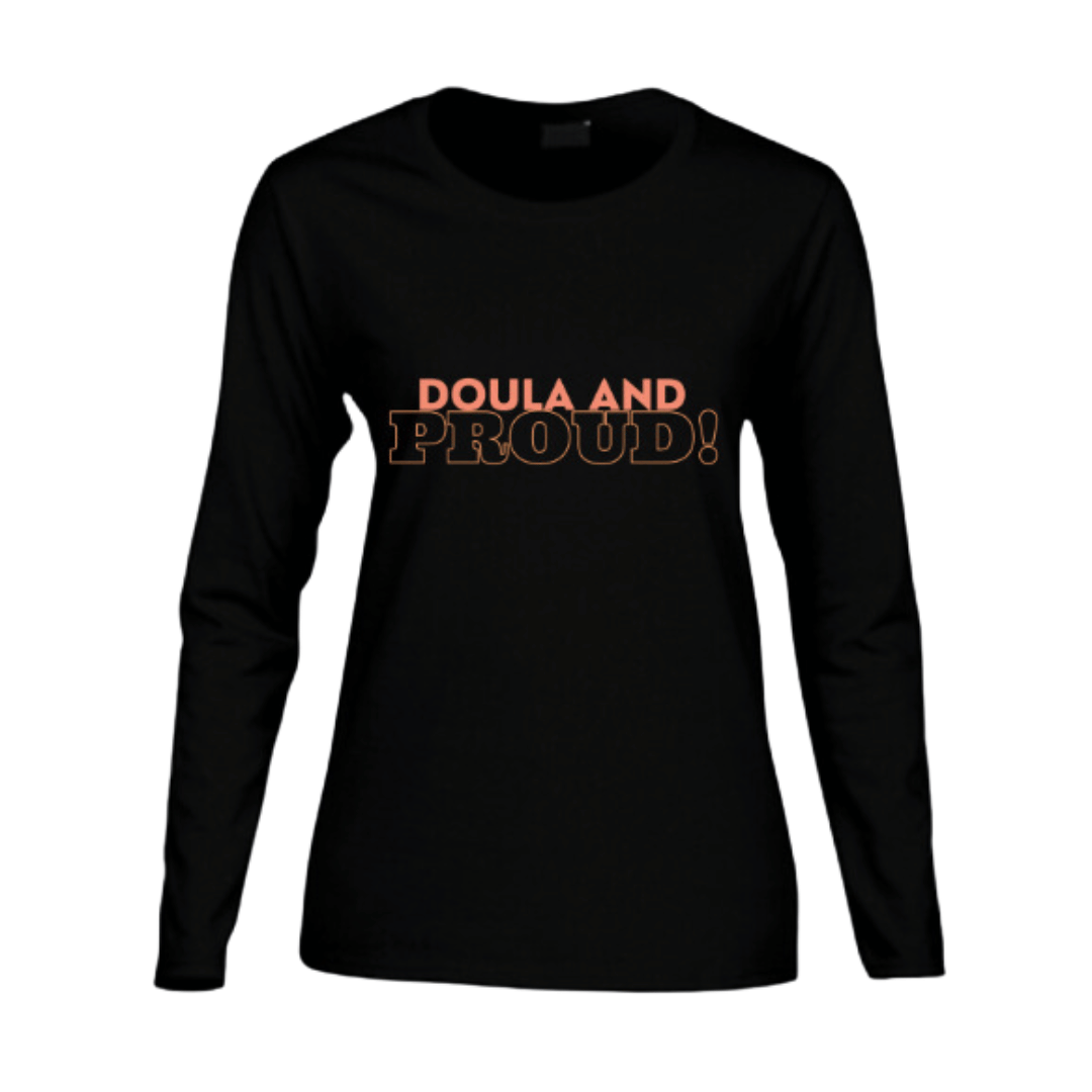 Doula & Proud Long-Sleeve T-Shirt