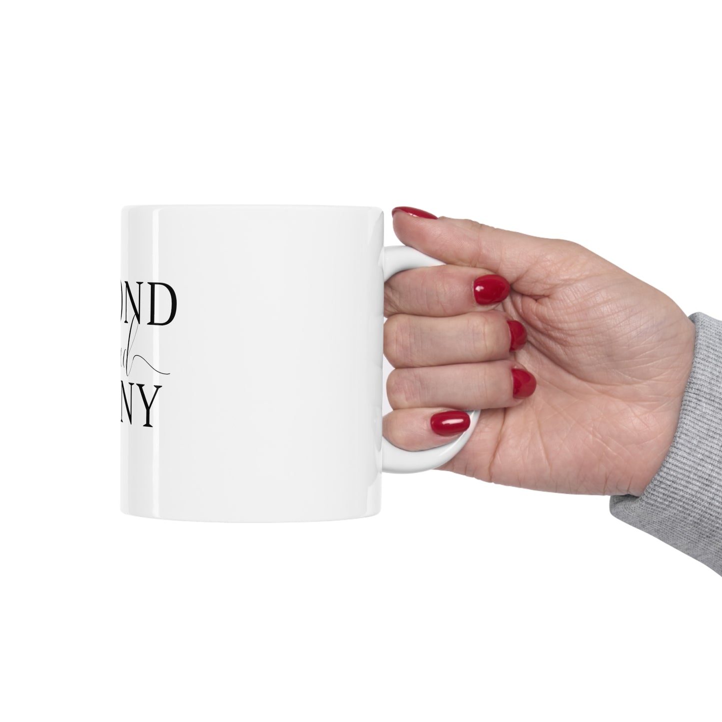 Beyond Blessed Nanny - Plain Ceramic Mug 11oz