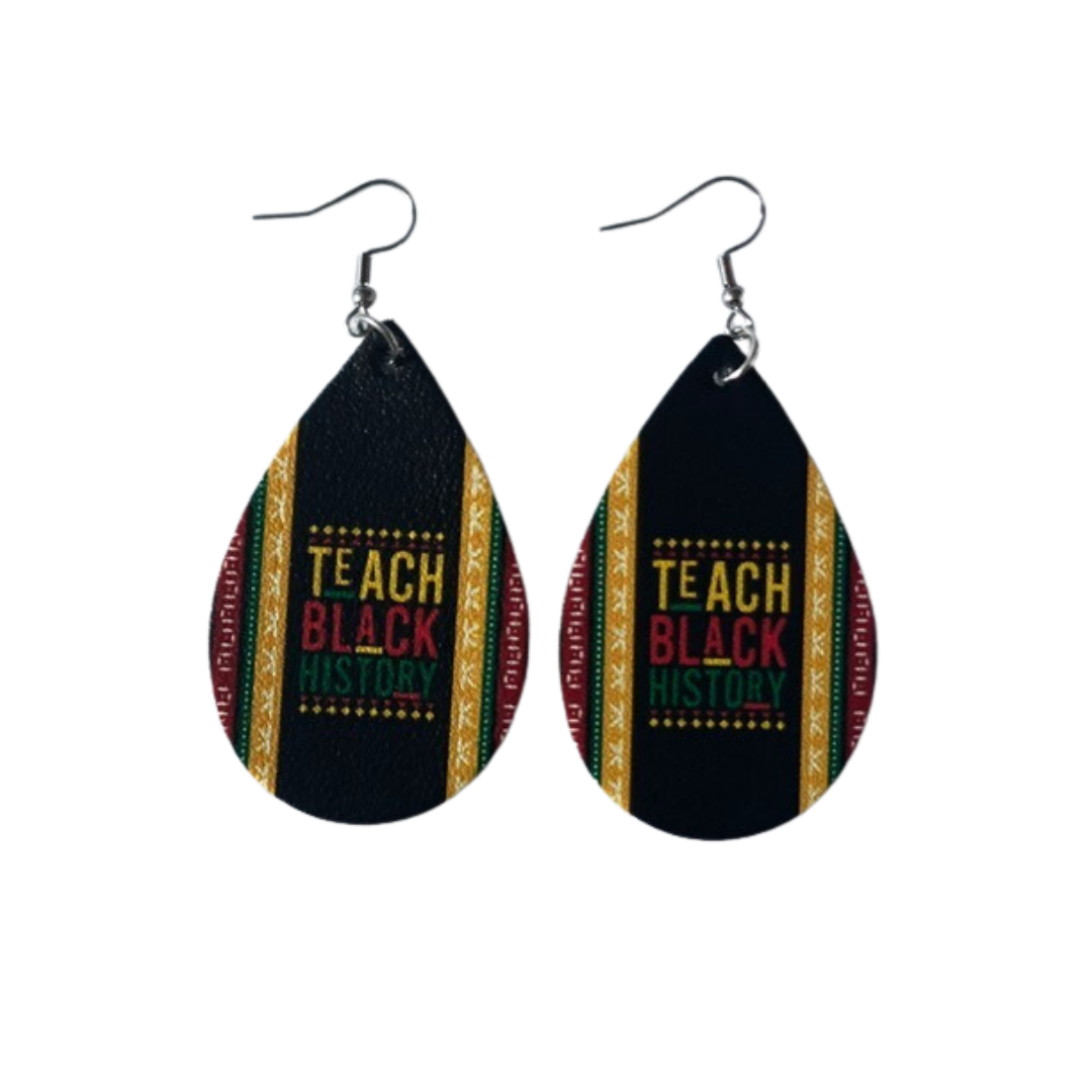 Teach Black History Earrings