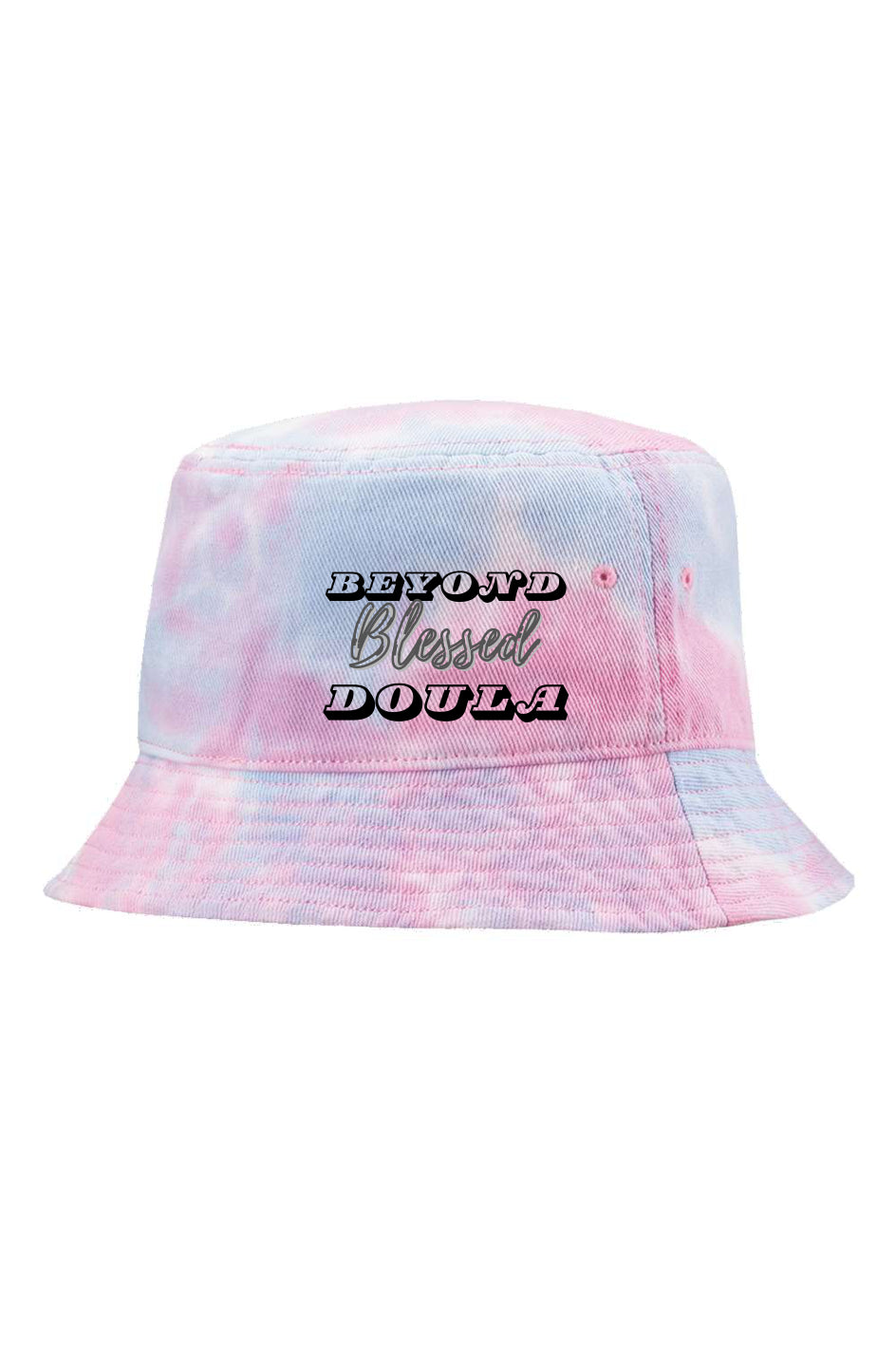 Beyond Blessed Doula - Cotton Candy Tie-Dye Bucket Cap