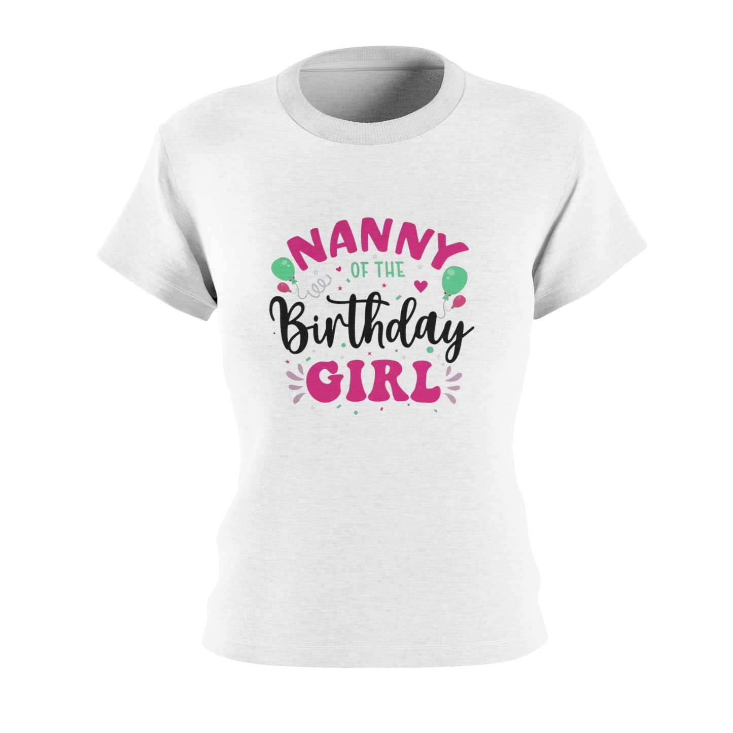 Nanny of the Birthday Girl - Cut & Sew Tee (AOP)