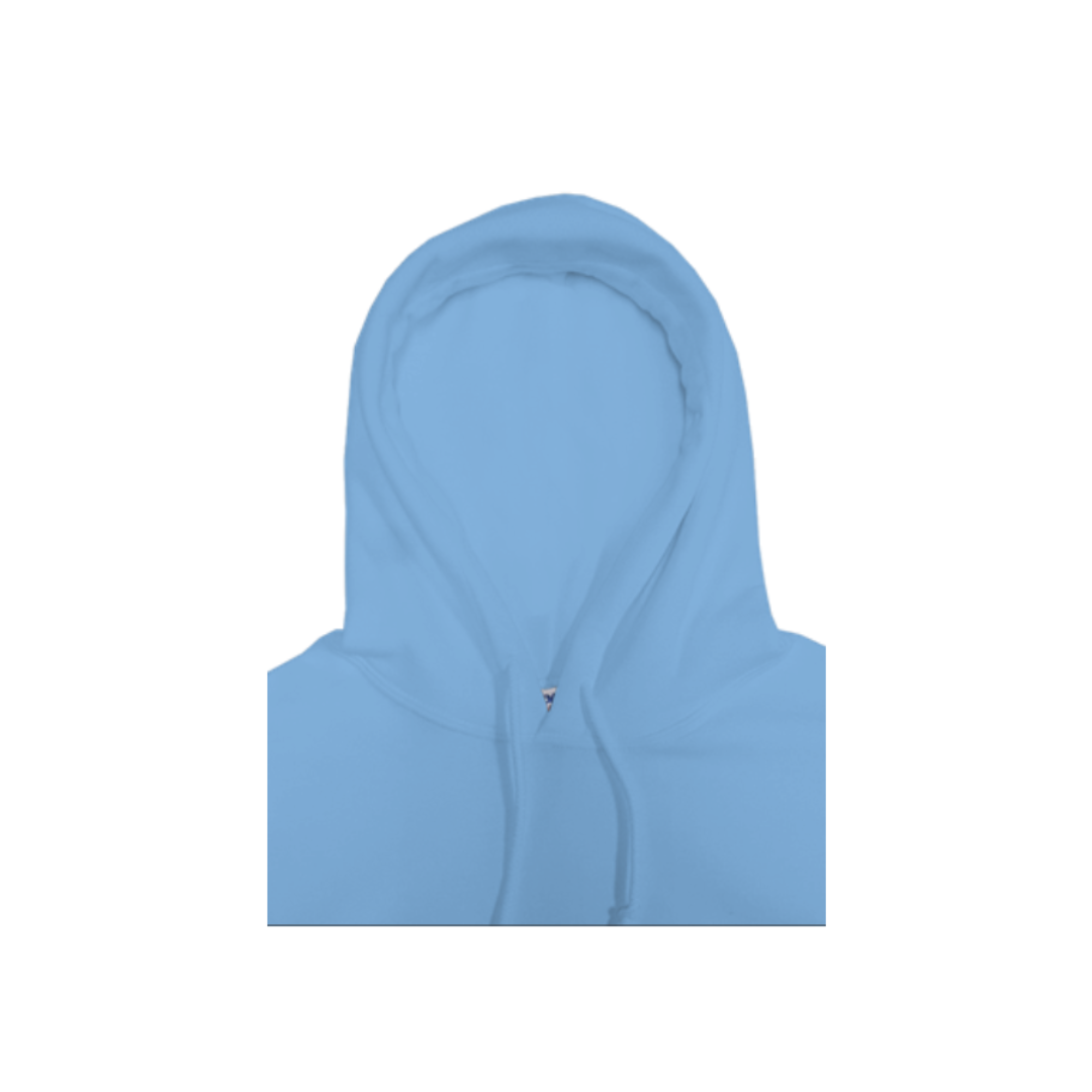 Men's Pullover Hoodie - Light Blue