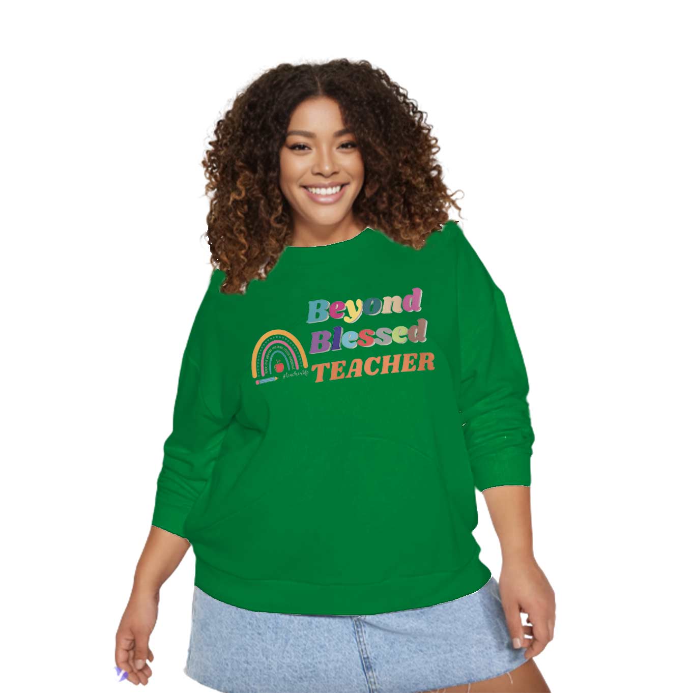 Beyond Blessed Teacher - Crewneck Sweatshirt