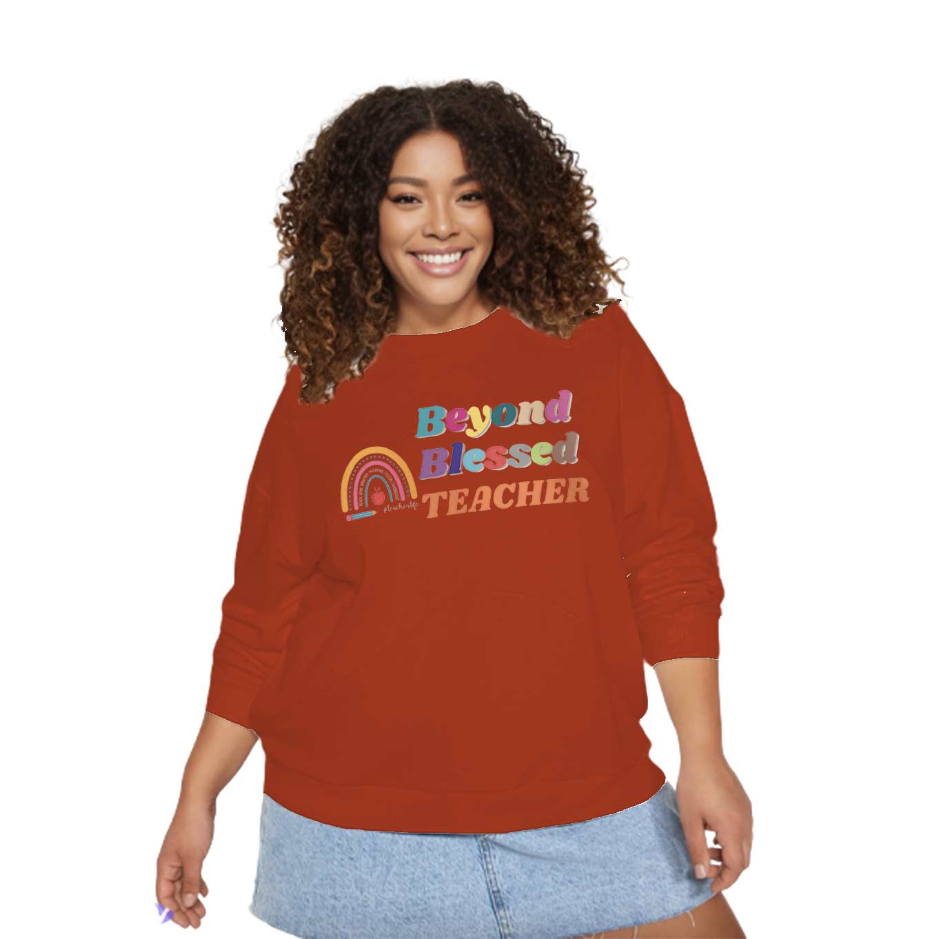 Beyond Blessed Teacher - Crewneck Sweatshirt