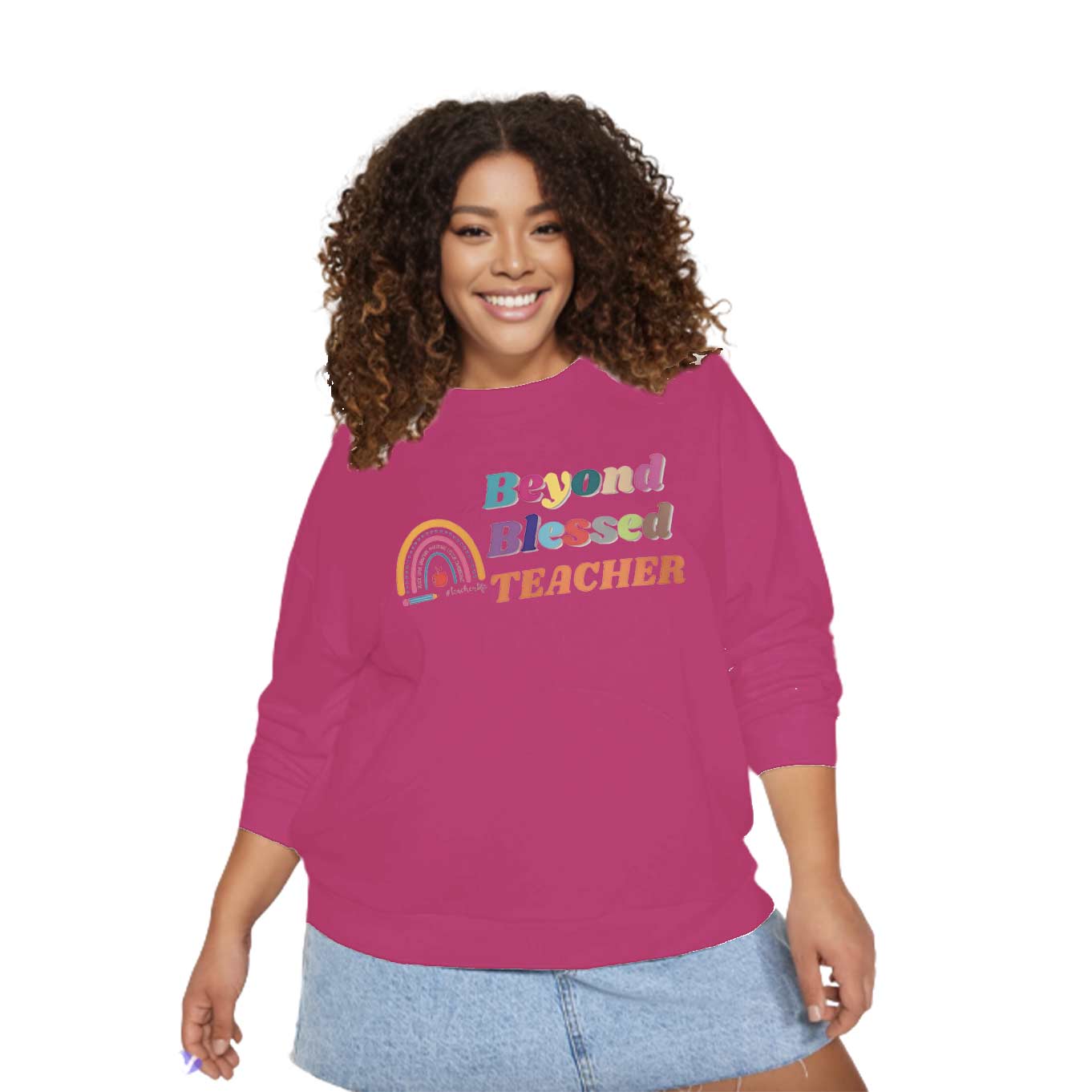 Beyond Blessed Teacher - Crewneck Sweatshirt