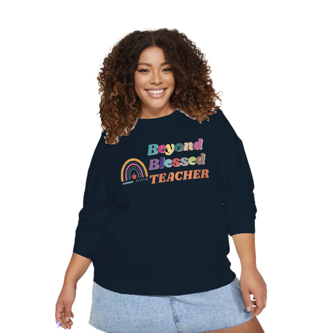 Beyond Blessed Teacher - Crewneck Sweatshirt