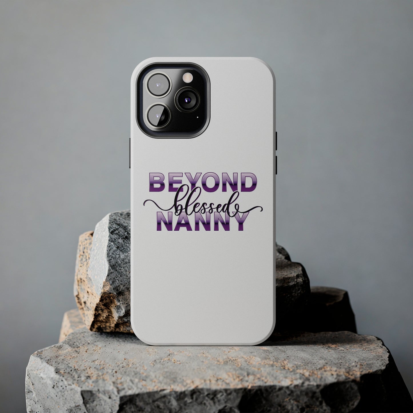 Beyond Blessed Nanny - Purple - Tough iPhone Cases