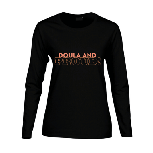 Doula & Proud Long-Sleeve T-Shirt