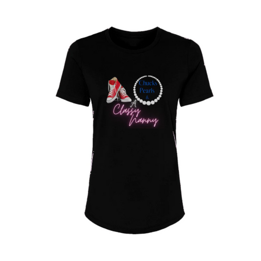 Chucks & Pearls - Women’s Relaxed Jersey Tee