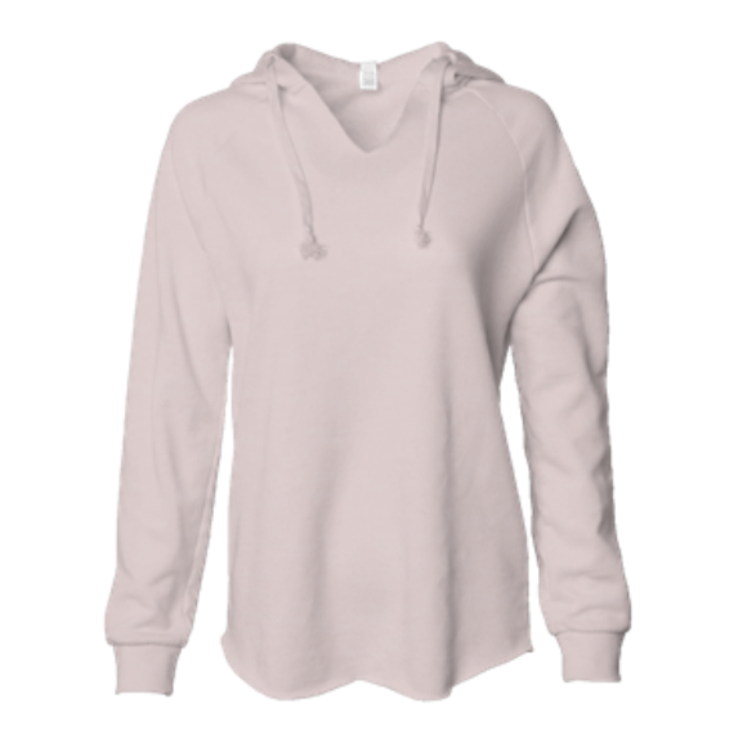Personalized Design Women's Lightweight  Hoodie - Blush