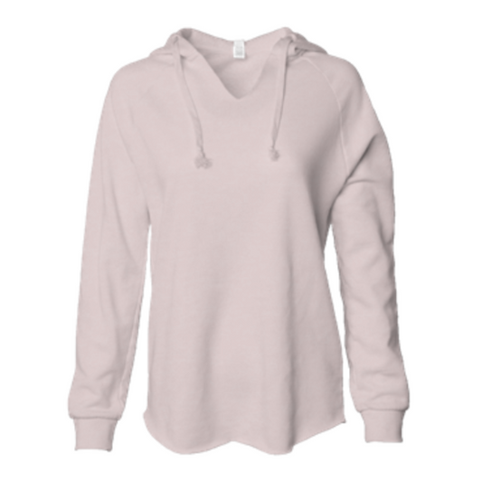 Personalized Design Women's Lightweight  Hoodie - Blush