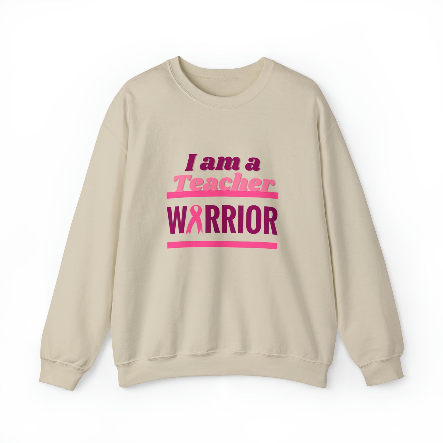 I am a Teacher Warrior - Crewneck Sweatshirt